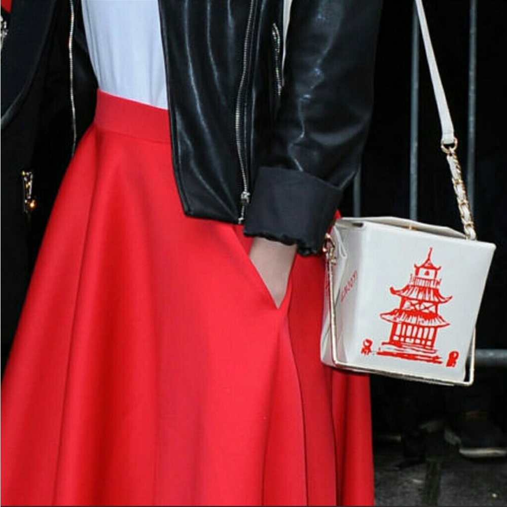 RARE 2014 KATE SPADE Hello Shanghai Chinese Takeout Bag